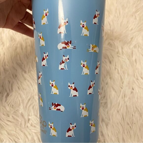 S'ip by S'well Stainless Steel Tumbler, 24-oz, Frenchies‎ Forever 710 ml - Picture 3 of 8